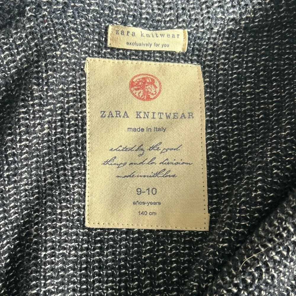 Zara knit blazer with elbow patches
